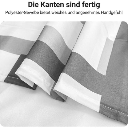 Duschvorhang 240x200 cm Block Antischimmel Textil wasserabweisend waschbar
