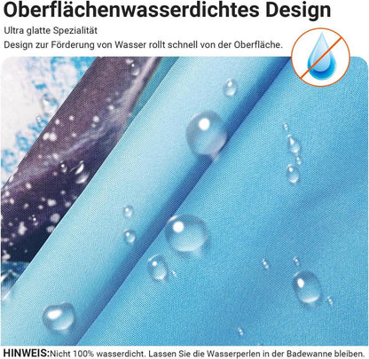 Duschvorhang Kieswüste 200x200cm Textil Wasserabweisend