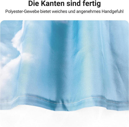 Duschvorhang Kieswüste 200x200cm Antischimmel Textil Wasserabweisend
