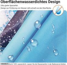 Duschvorhang Lerores 240x200 Kieswüste Antischimmel Textil