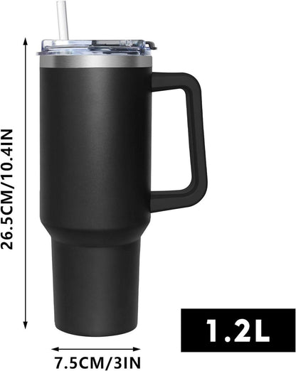 Thermobecher 1180ML Kaffeebecher to go Trinkbecher Edelstahl Isolierbecher