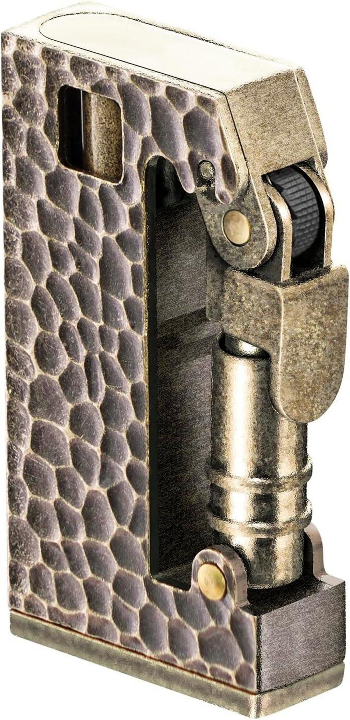 Vintage Mechanisches Kerosin Feuerzeug Winddicht Benzin Golden