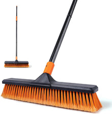 Besen mit Stiel und Strassenbesen/Bodenbürste 2-in-1 - CLEANHOME