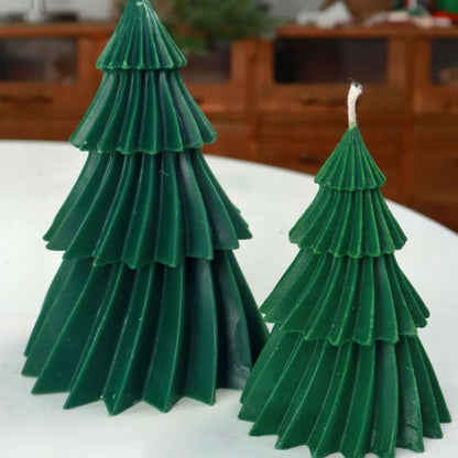 3D Weihnachtsbaum Kerzenform Silikon 13x10cm für DIY Kerzen