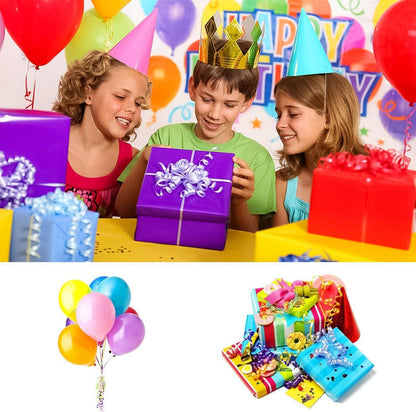 112 Rollen Geschenkband Set 16 Farben 5mm X 10m Satinband für