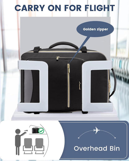 Handgepäck Rucksack 40L Damen Reiserucksack Wasserdicht für