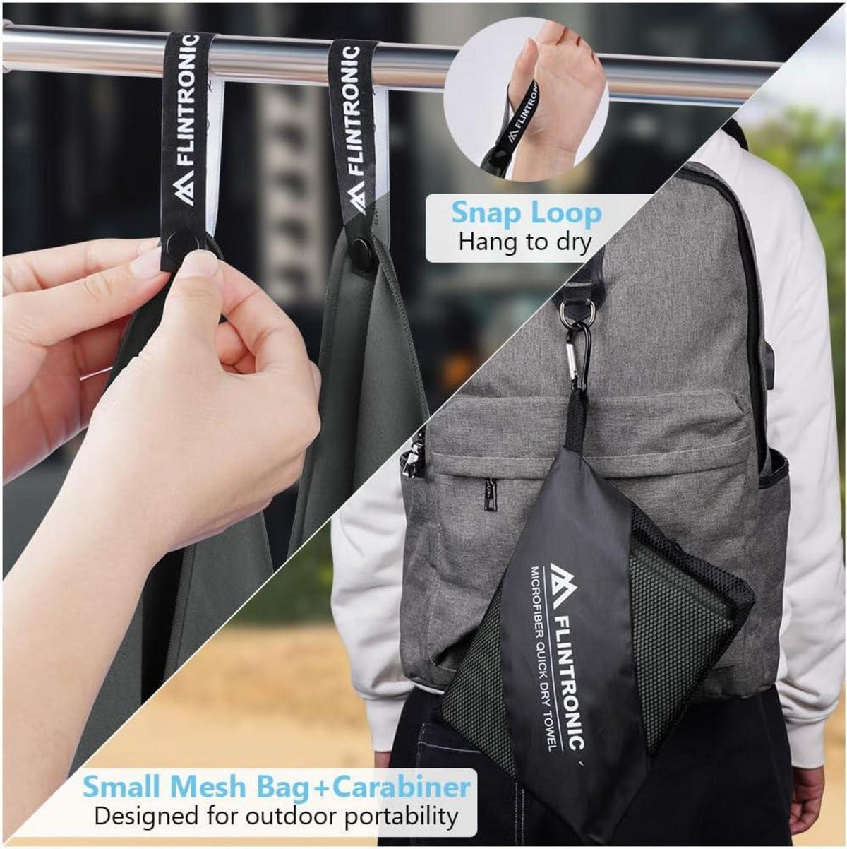 Mikrofaser Handtuch 200x100cm Groß Schnelltrocknend für Gym Strand