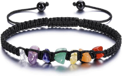 Chakra Armband mit 7 Chakra Steinen Yoga Healing Energietherapie