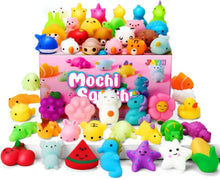 50er Pack Mini Mochi Squishy Spielzeug Set Stressabbau Kawaii Goodie