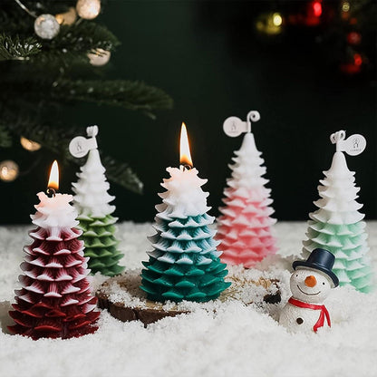 Silikonform Weihnachten Tannenbaum Gießform Kerzenherstellung DIY