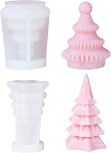 Silikonform Weihnachten 3D Tannenbaum Gießform Kerzenherstellung