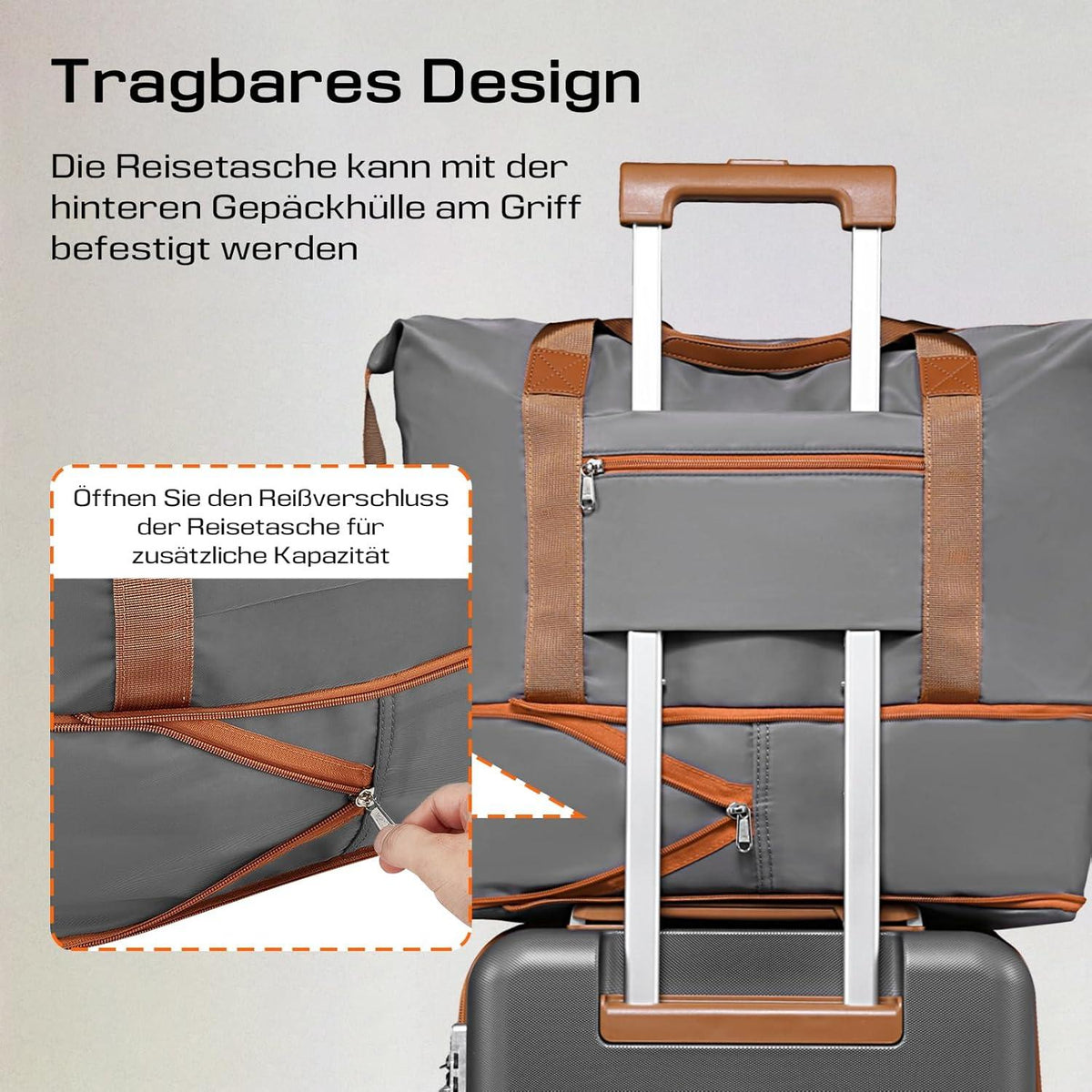 Kofferset 3-teilig ABS Hartschalen Trolley mit 4 Rollen TSA Schloss
