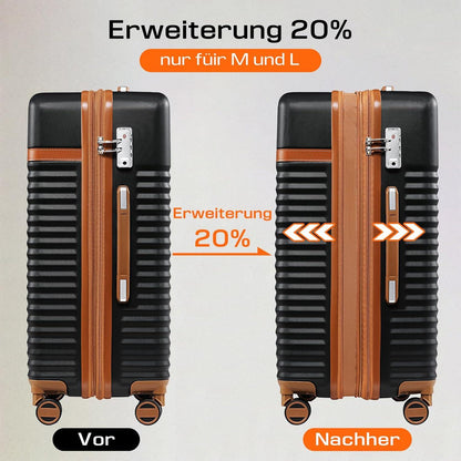 Joyway Kofferset 3-teilig ABS Hartschalen Trolley