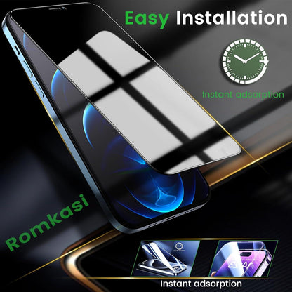 Sichtschutz Glas Folie iPhone 12 Pro Max 6,7 Zoll 2 Stück