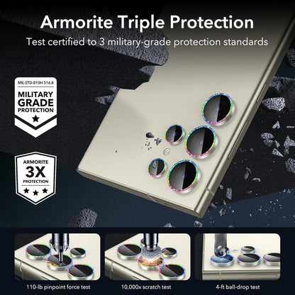 ESR Samsung Galaxy S24 Ultra Kameraschutz Set, gehärtetes