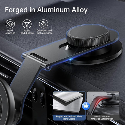 MagSafe Kfz-Halterung mit faltbarem Aluminiumarm, schwarz