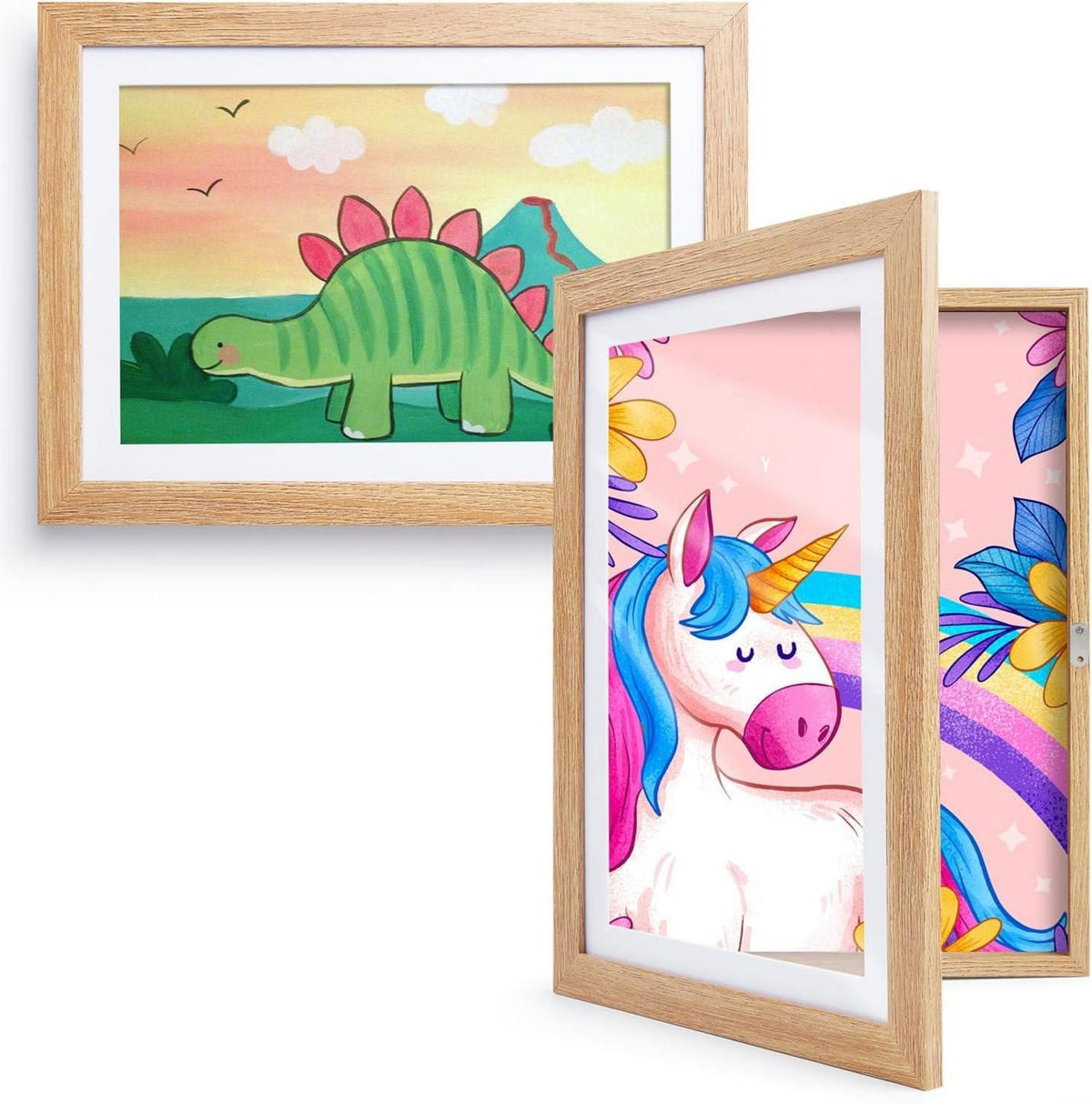 Kinderzeichnungen Bilderrahmen A4 Acrylglas umweltfreundlich