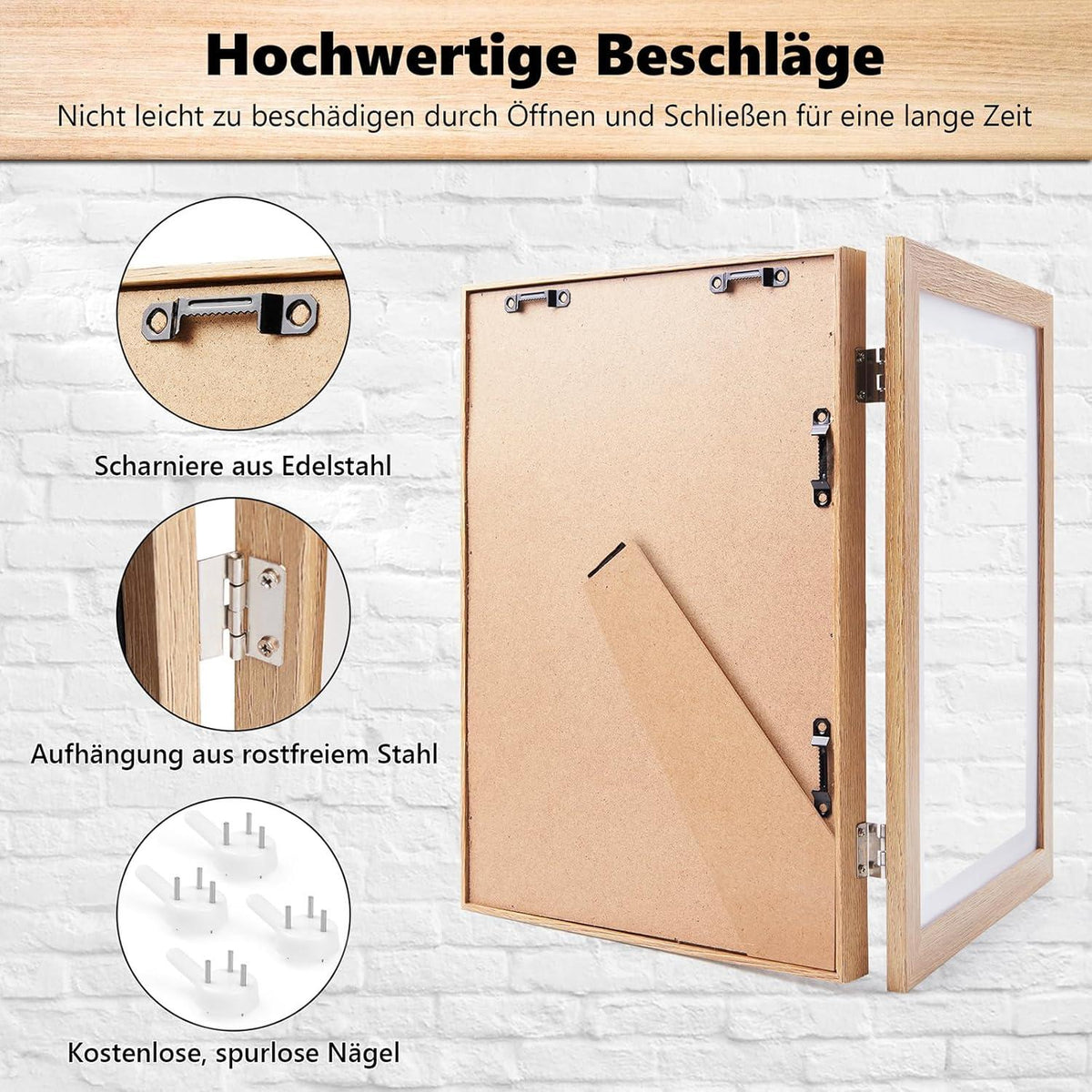 Kinderzeichnungen Bilderrahmen A4 Acrylglas umweltfreundlich