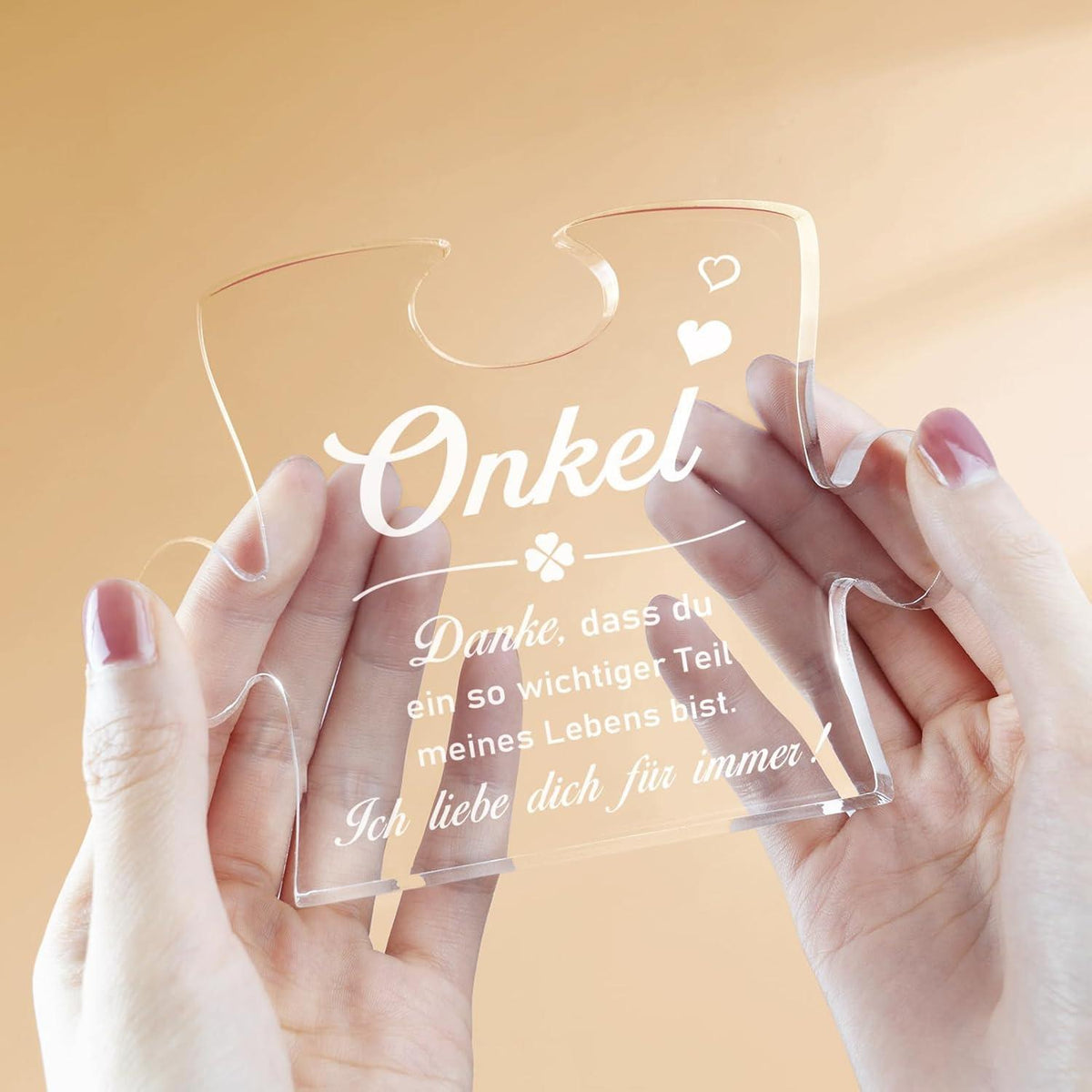 Acryl Puzzle für Onkel - Geschenk für Geburtstag & Vatertag