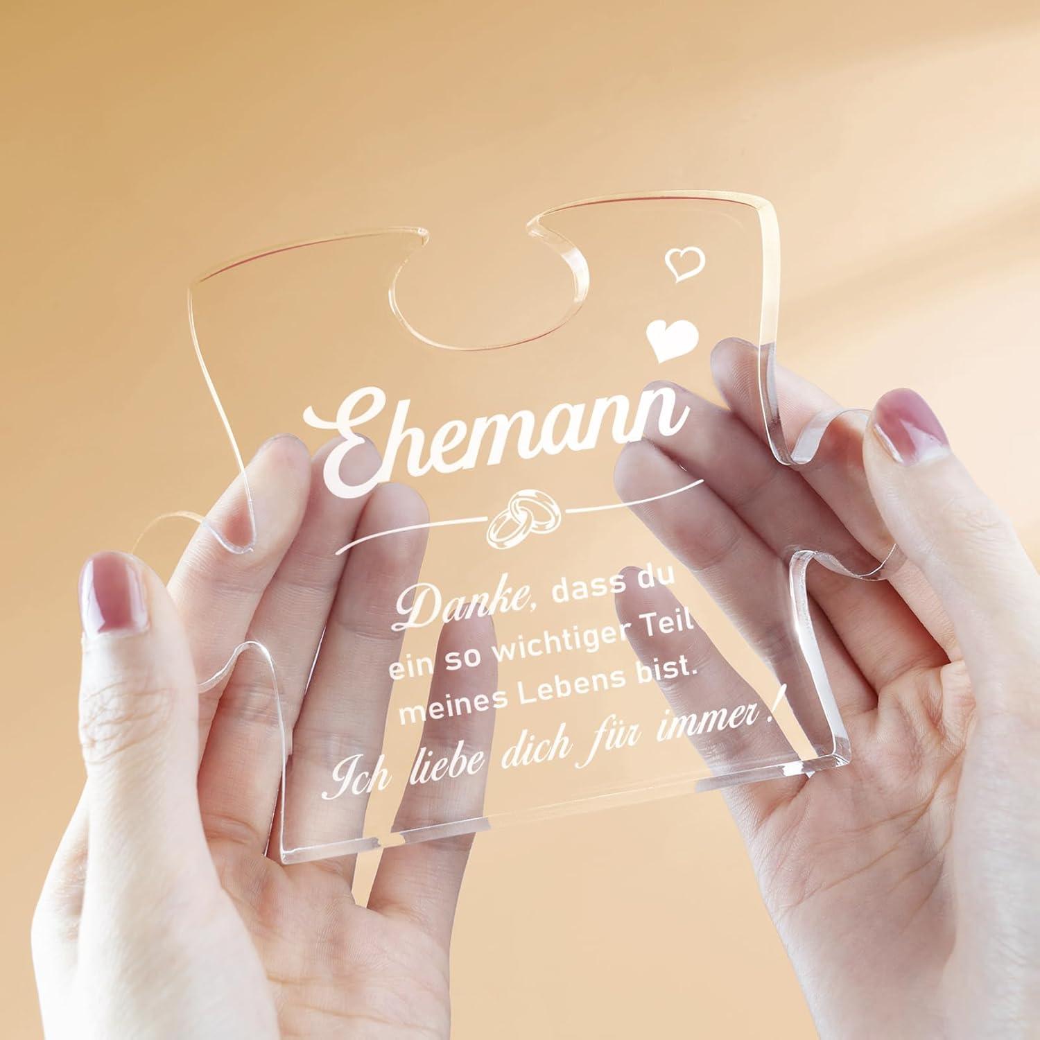 Acryl Puzzle Geschenk für Ehemann - Hochwertiges, Sinnvolles