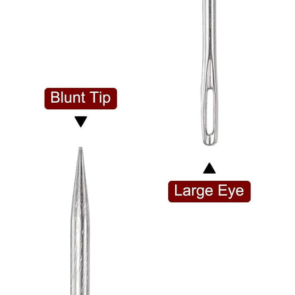 Polsternadeln Edelstahl 8 Zoll - 2er Set für Möbel & Handarbeit