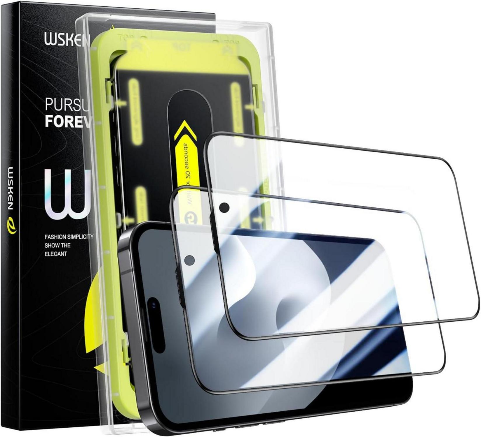 iPhone 15 Pro Displayschutzfolie 9H Härte HD-Klar 2er Set