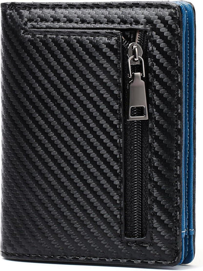 Slim RFID Geldbörse Herren mit Münzfach und Kartenfächer