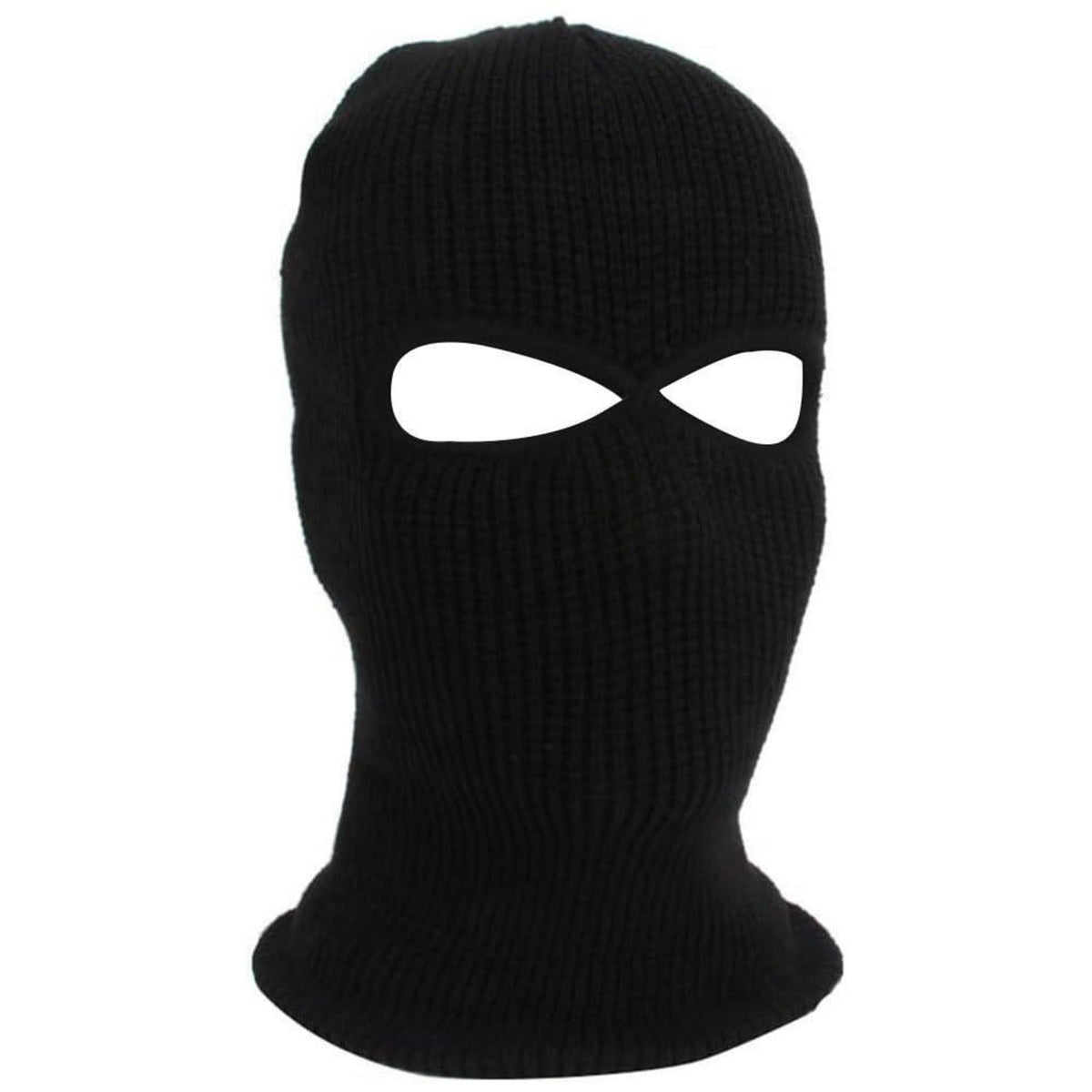 Gestrickte Sturmhaube mit Löchern – Ski & Outdoor Wintermaske