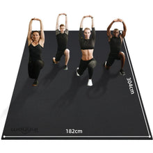 Bodenschutzmatte Fitnessgeräte rutschfest 304x182x0,7 cm