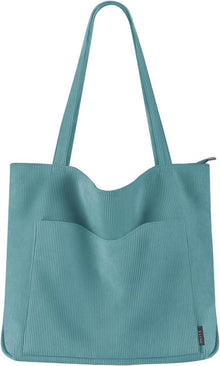 Große Damen Cordtasche für Schule Arbeit Shopping Travel