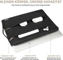 Voova Laptophülle 15 Zoll Laptop Sleeve Schutzhülle Schwarz