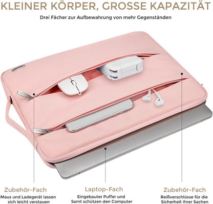 Voova Laptop-Hülle 15 Zoll Schutzhülle Macbook Air 15 rosa