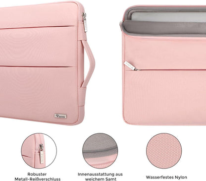 Voova Laptop Hülle 14-15 Zoll Rosa Sleeve Tasche Schutzhülle