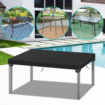 Wasserdichte Tischabdeckung 200x100x15cm für Gartenmöbel
