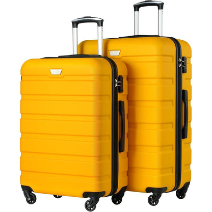 Premium Koffer Set 2tlg (M+L) – Hartschale, TSA-Schloss, Zitronengelb