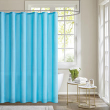 Duschvorhang 240x200cm Hellblau Wasserdicht Anti-Schimmel