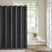 Duschvorhang 180x210cm Weiß Wasserdicht Anti-schimmel Textil