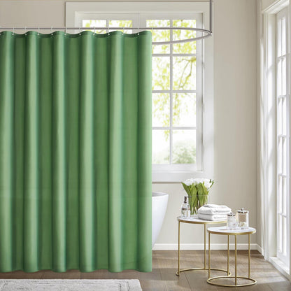 Duschvorhang 180x210cm Grün Wasserdicht Anti-schimmel Textil