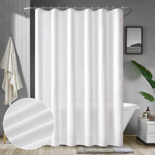 MIULEE Duschvorhang 200x240cm Weiß Wasserdicht Anti-schimmel