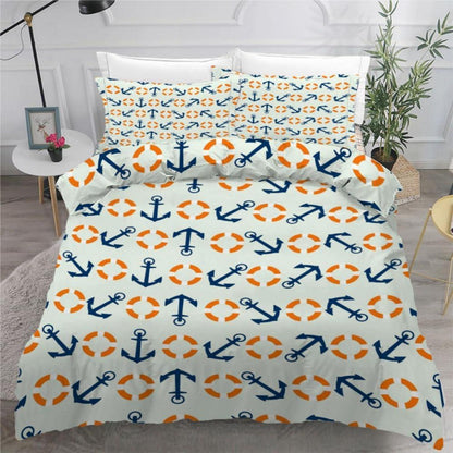 Anker 3teilig Bettwäsche-Set 220x240 cm Mikrofaser