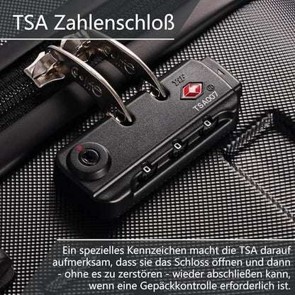 COOLIFE Koffer Set 2tlg. (S+M) – Hartschale Rot mit TSA-Schloss