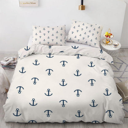 Anker 3teilig Bettwäsche Set 155x220 cm Mikrofaser