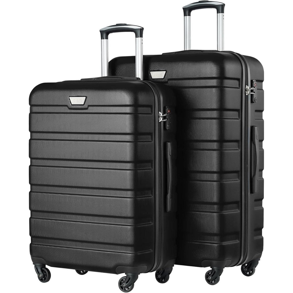 Hartschalen Koffer Set 2tlg (M+L) – Mondnacht Schwarz