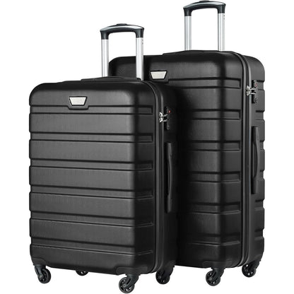 Hartschalen Koffer Set 2tlg (M+L) – Mondnacht Schwarz