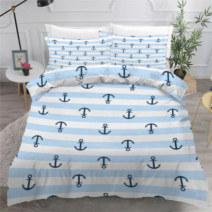 Anker 3teilig Bettwäsche-Set 220x240 cm Mikrofaser