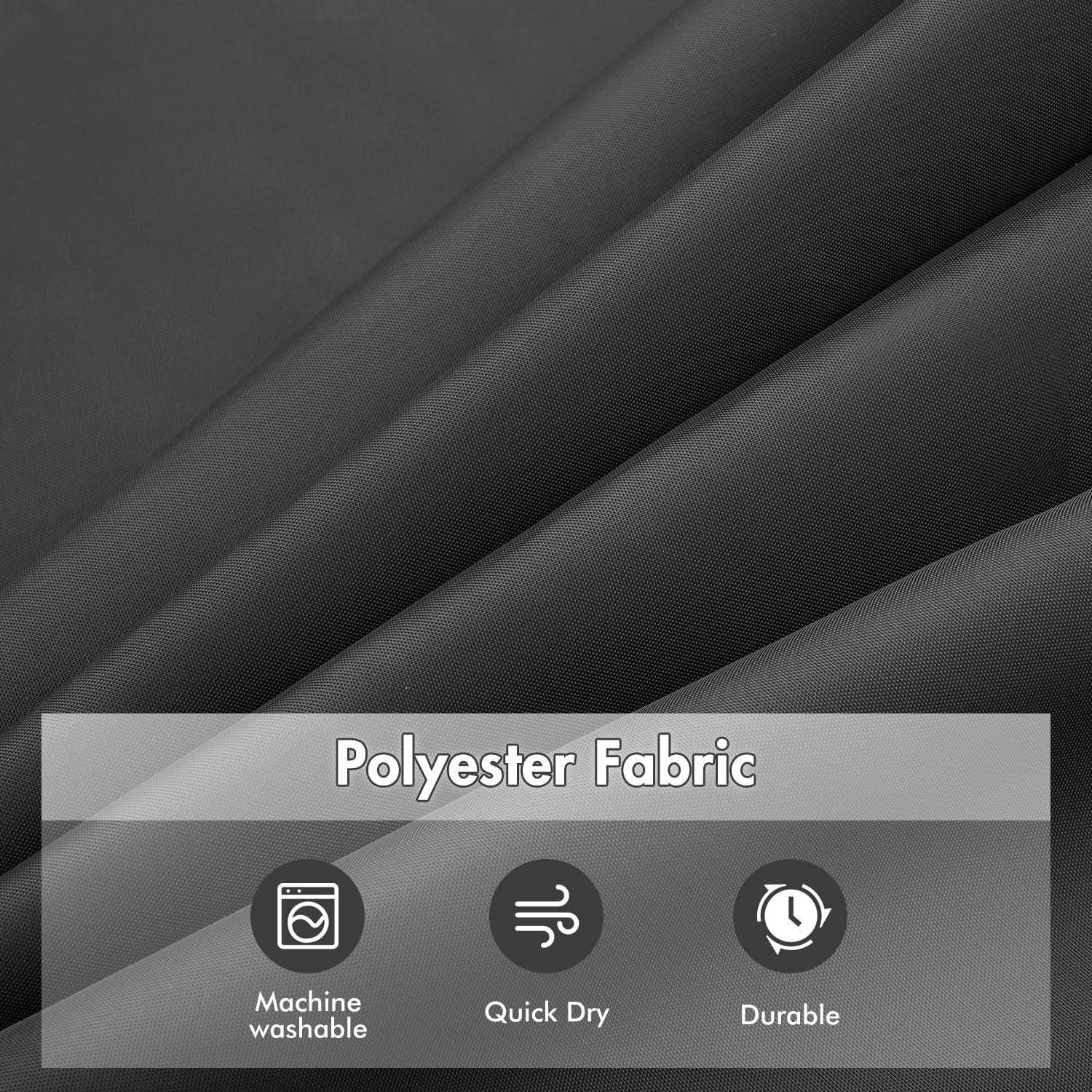 Duschvorhang 120x180cm Dunkelgrau Wasserdicht Anti-schimmel Textil