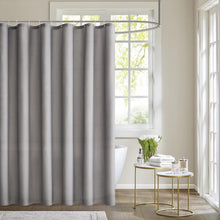 Duschvorhang 180x200cm Grau Wasserdicht Anti-Schimmel