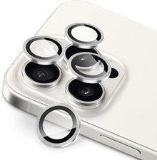 Kameraschutzglas 9H Härte für iPhone 15 Pro/Pro Max, 4 Stück