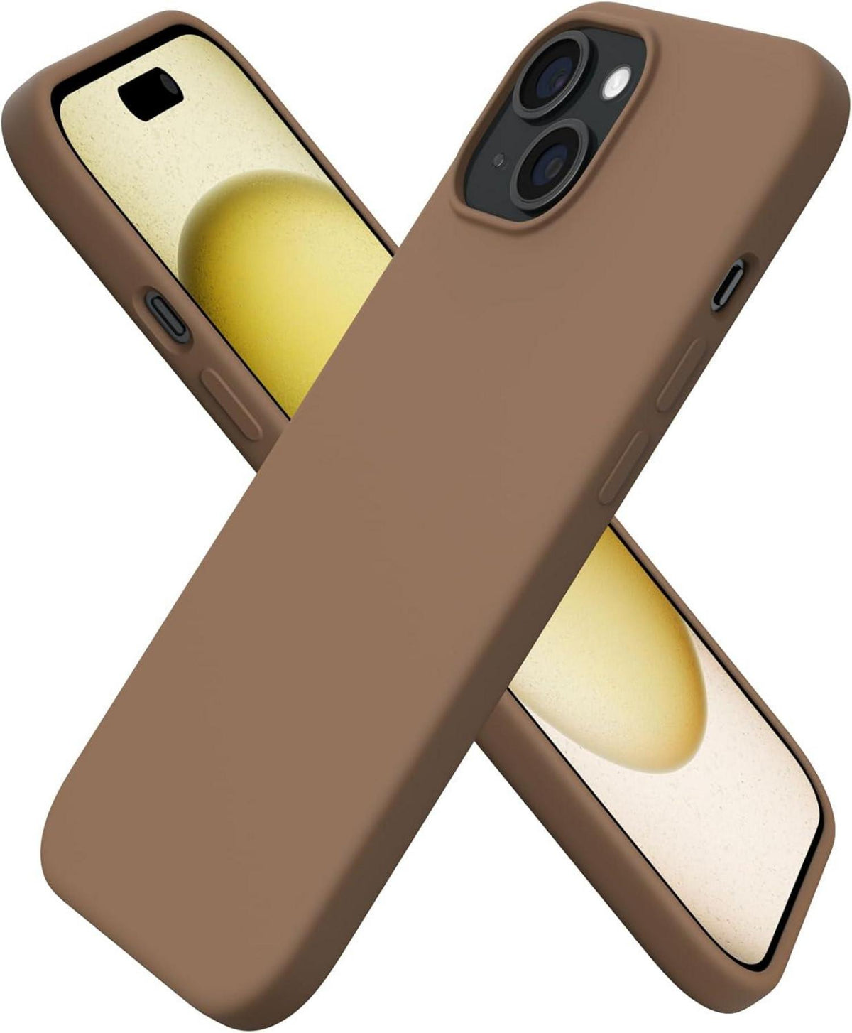 Hülle für iPhone 15 Silikon Schutzhülle 6,1 Zoll flüssiges Silikon