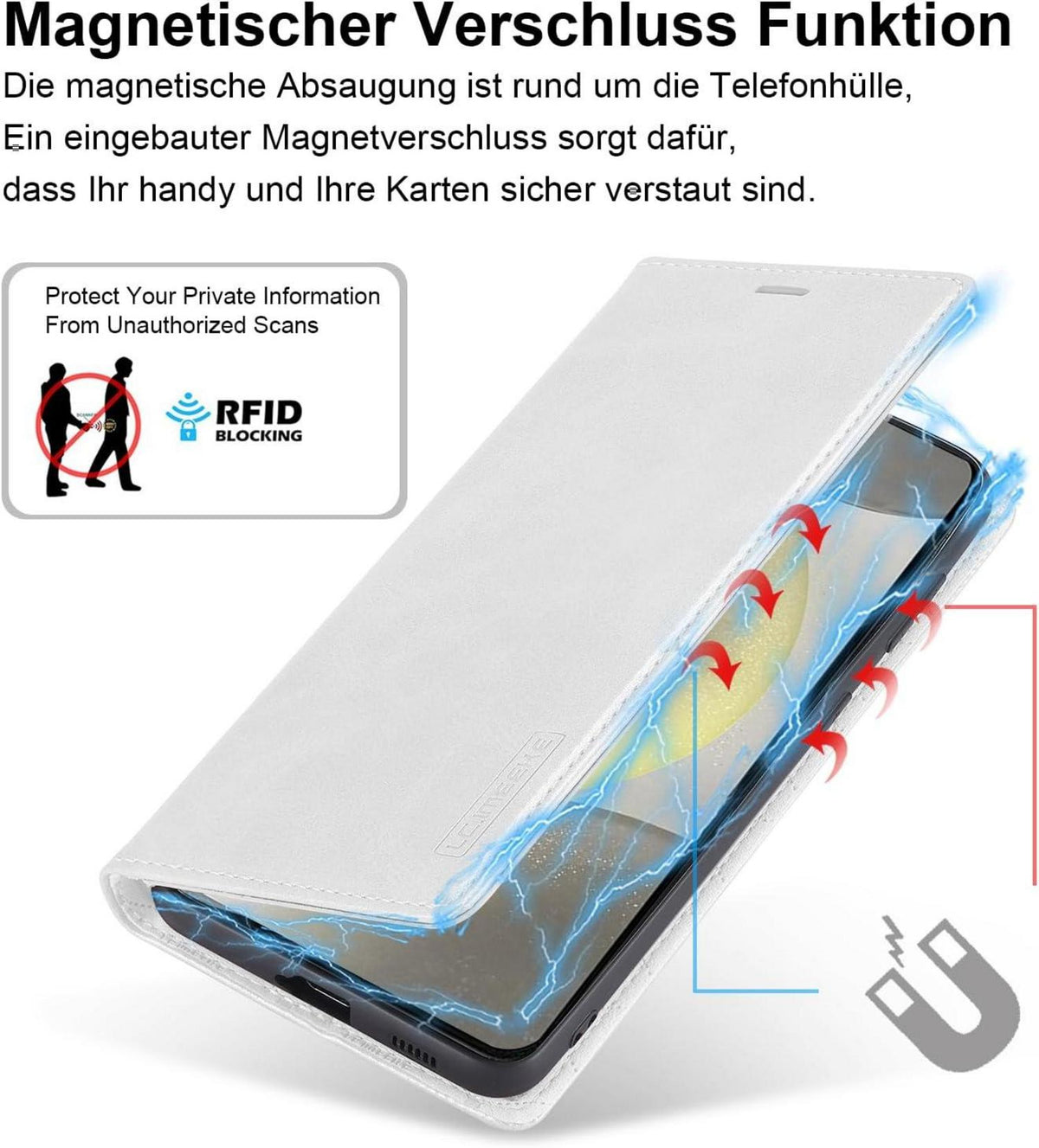 Handyhülle Samsung Galaxy S24 Plus Leder Wallet Case